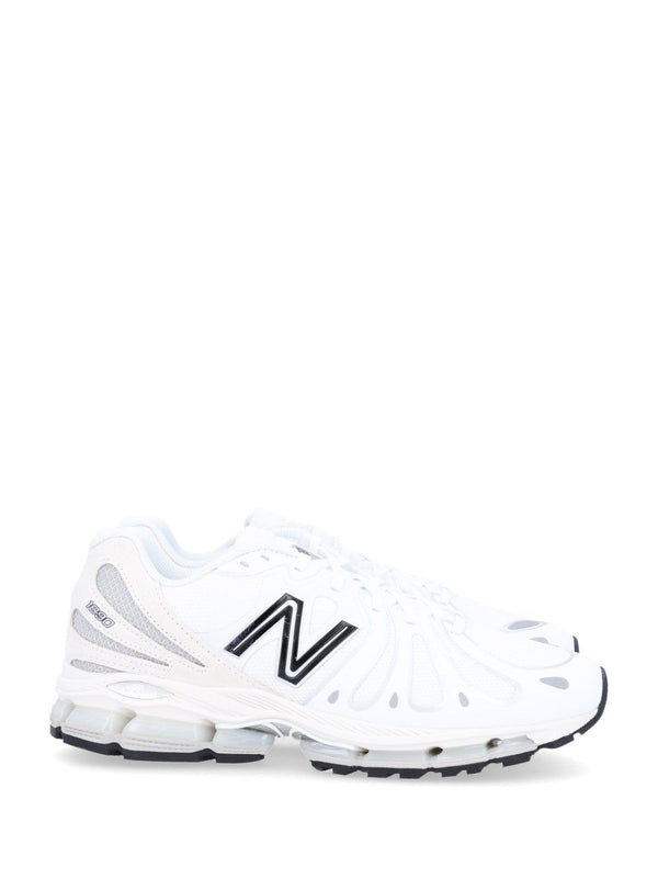 1890 Mesh+Suede+Tech Sneakers Bianco