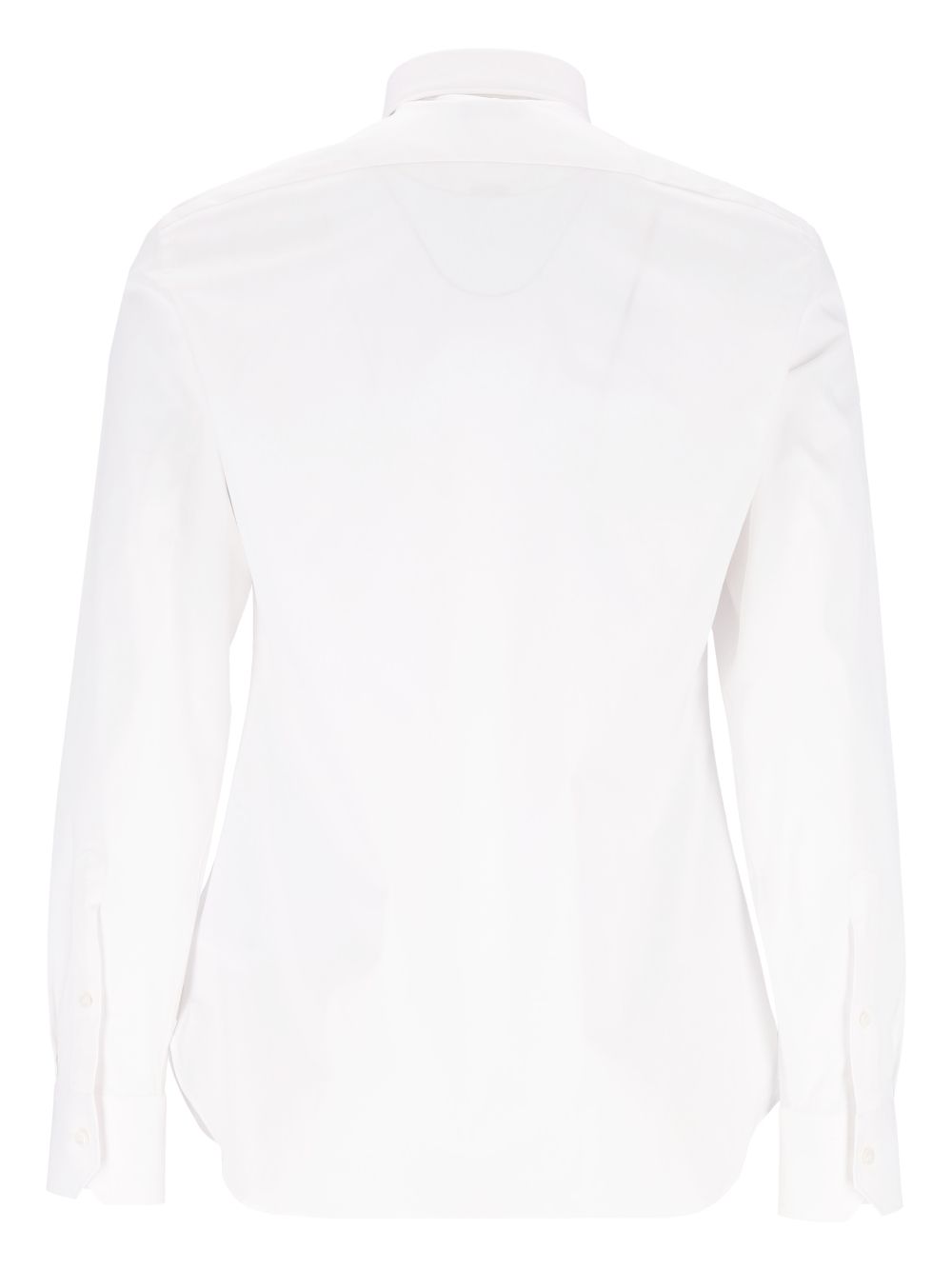 Ermenegildo Zegna Stretch-Cotton Shirt Shirts - Bianco | 4ca7280143f0773a0000531c99704ab781b6ab58