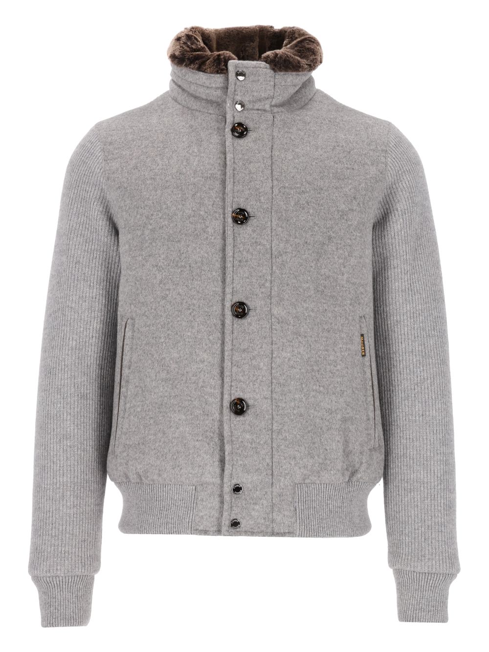 Moorer Levion Virgin Wool And Cashmere Jacket Giacche - Grey | 071f14a00ca38f00584b70c96e11cac69fc97467