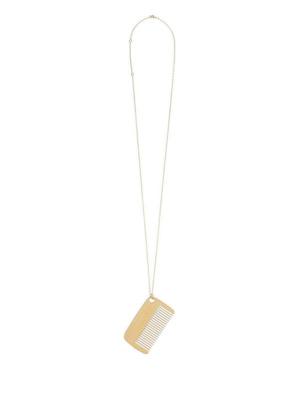 Comb Pendant Necklace Gioielli Oro