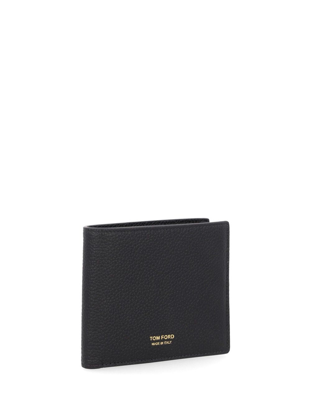 Tom Ford Portefeuille Bi-Fold T Line Leather Noir