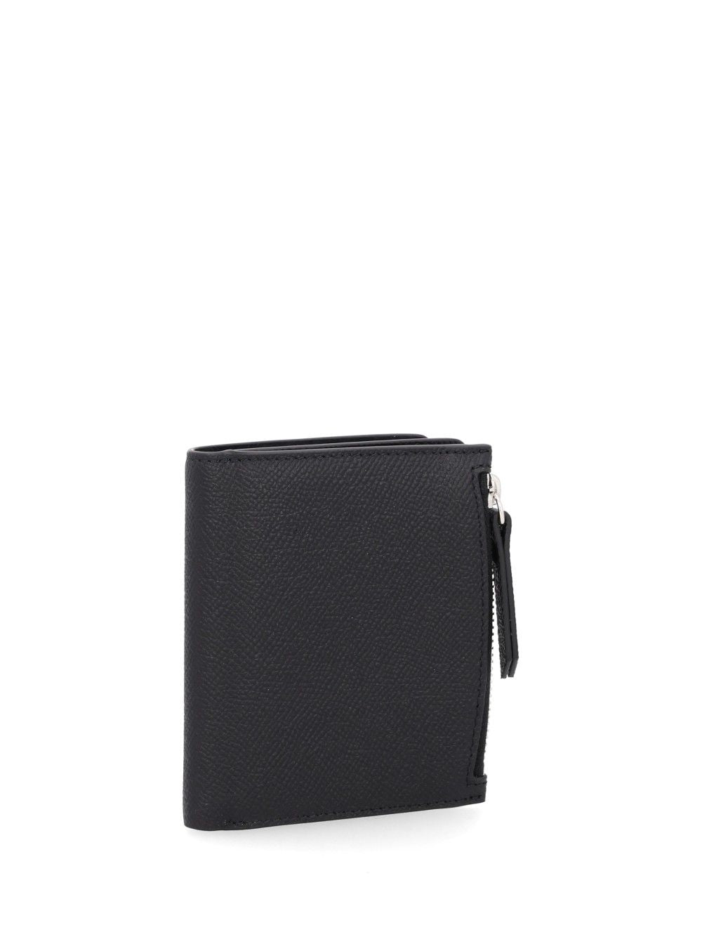 Maison Margiela Compact Leather Wallet With Side Zip Wallets - Nero | 1383c3c1375147cce92d92f92a9ae88cd6bd3a24
