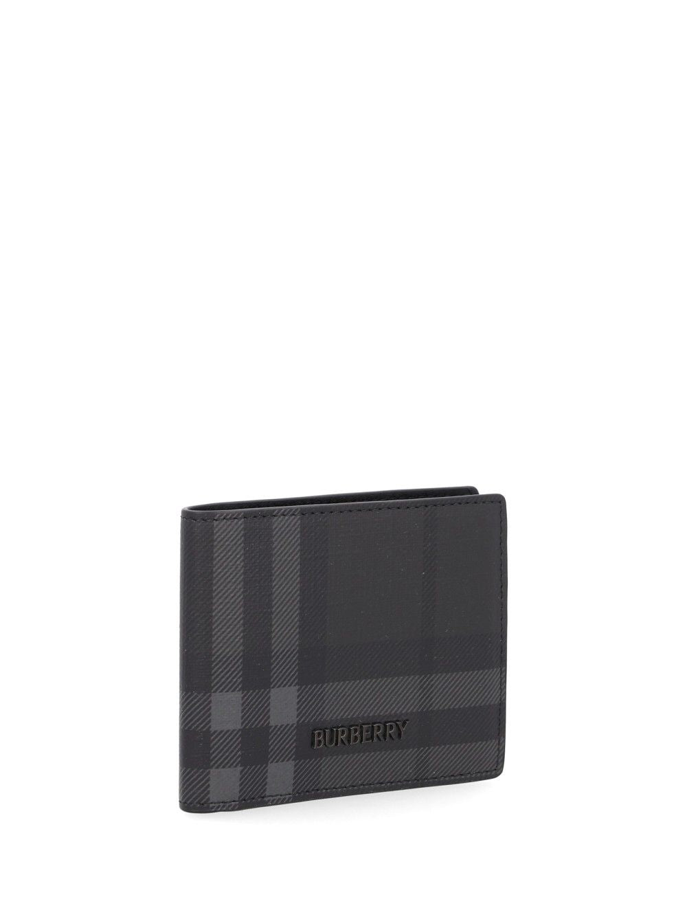 Burberry Portefeuille Bi-Fold Gris
