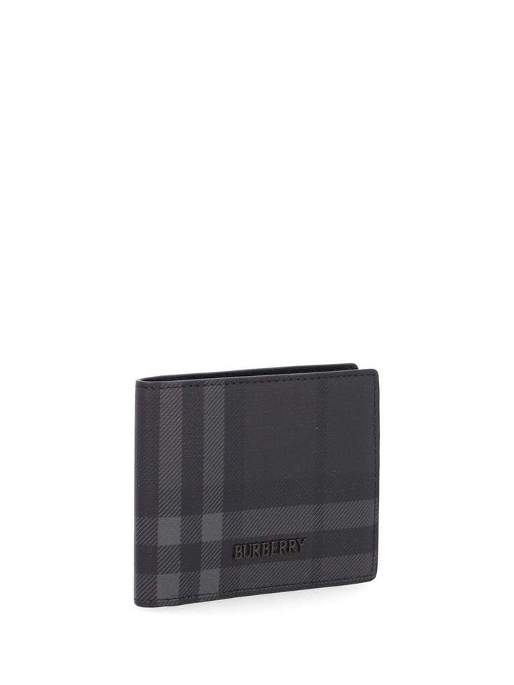 Burberry Portefeuille Bi-Fold Gris