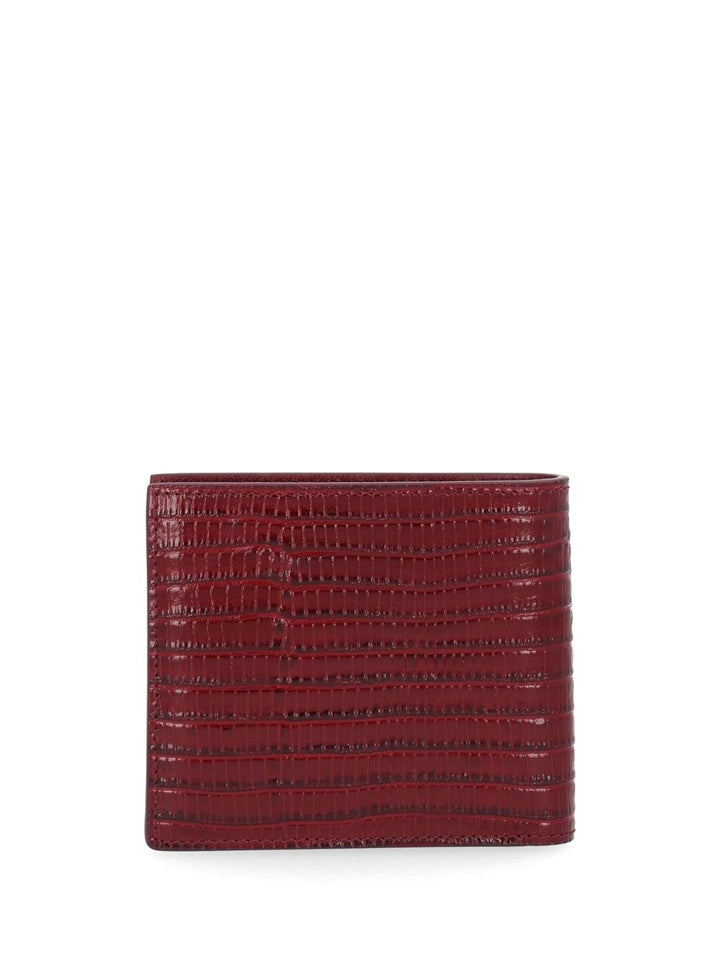 Tom Ford T Line Lizard-Effect Leather Wallet Wallets - Rosso | 1b0306baa6ed48a4e38eaa86fe324b8ecd82d640