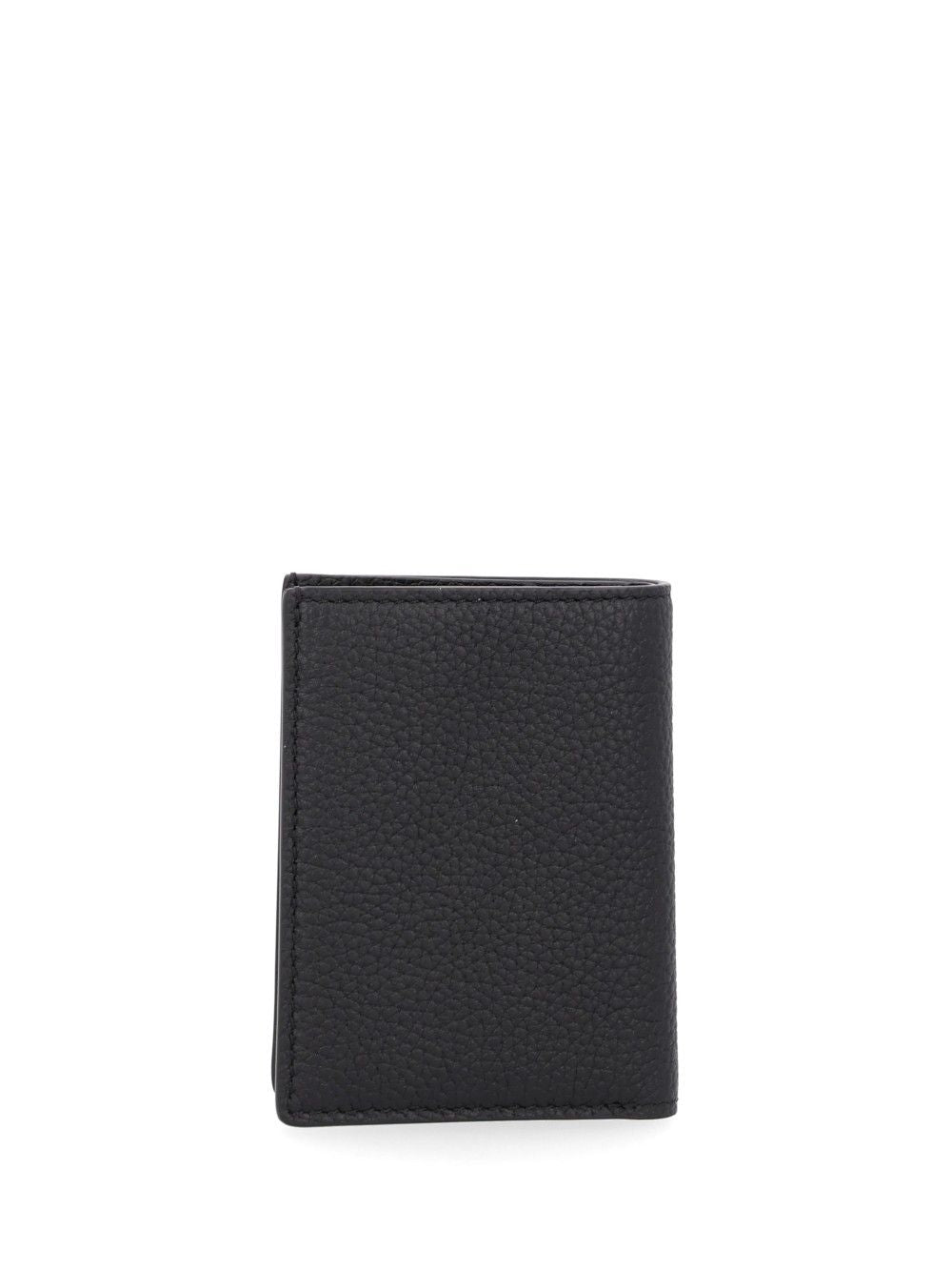 Tom Ford T Line Folding Leather Card Holder Wallets - Nero | 1b90693be197c7d5c91edbdd85a23dd5cd439f8a