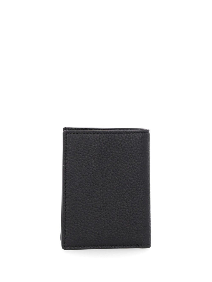 Tom Ford T Line Folding Leather Card Holder Wallets - Nero | 1b90693be197c7d5c91edbdd85a23dd5cd439f8a