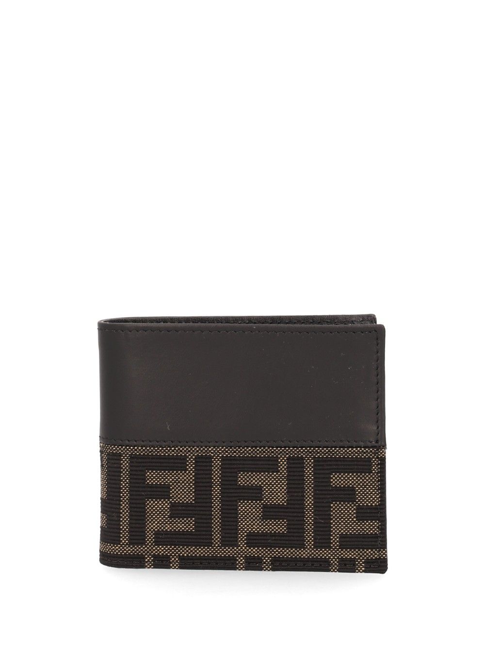Fendi Leather Bi-Fold Wallet With Ff Motif Wallets - Nero | 2c487d9862a3977536448249115998558a3bf889