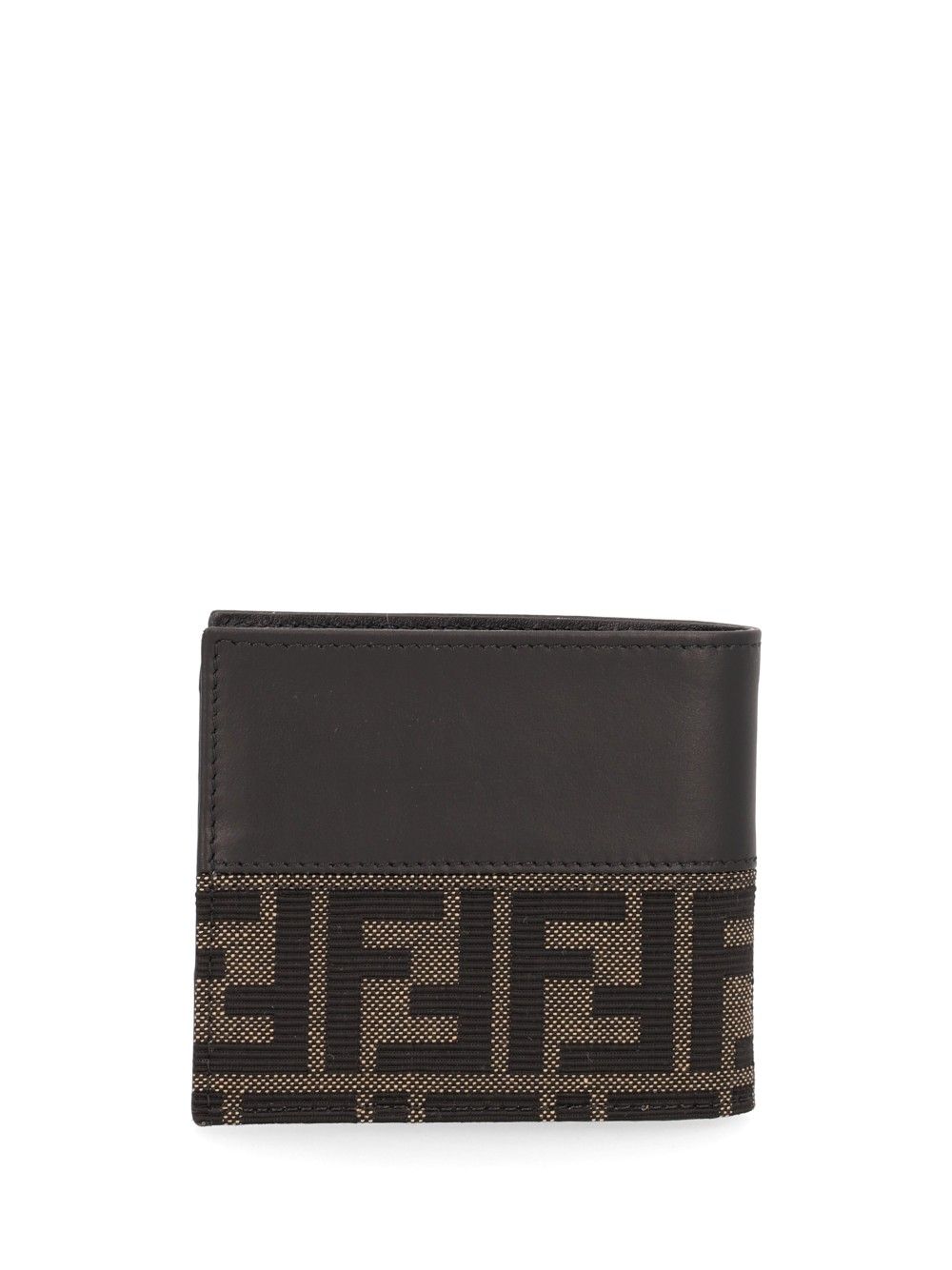 Fendi Leather Bi-Fold Wallet With Ff Motif Wallets - Nero | ec04bc0b56ffe8147a09926ca575033cb4d02b5d