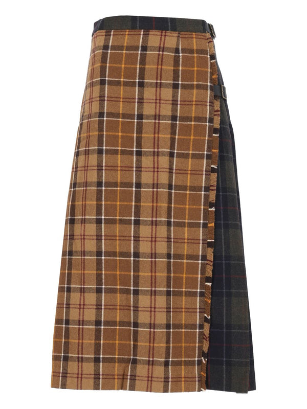 Hazelwood Midi Skirt Kilt 55%Polyester 43%Wool2%Elastane Gonne Multicolor