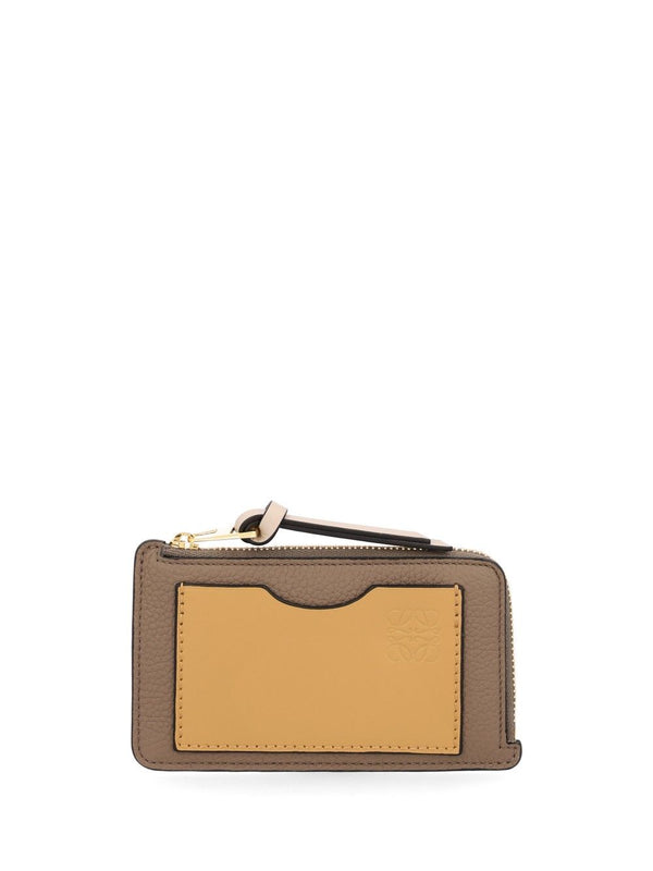 Coin And Card Holder Wallets Marrone
