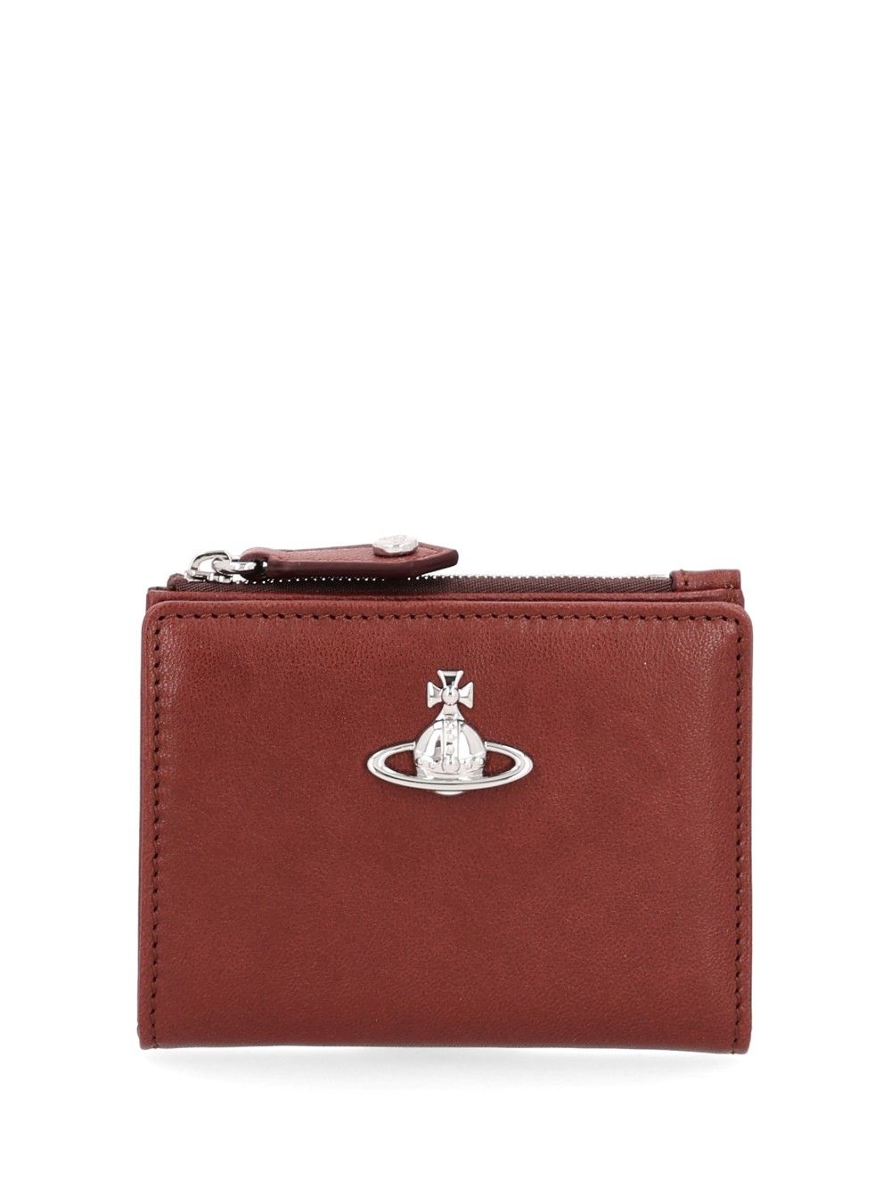 Vivienne Westwood Ex L00eb Slim Flap Card Holder Small leather goods - Marrone | 659d654eb2f542a3ec24f39b5e4ce4e9f692cdc5
