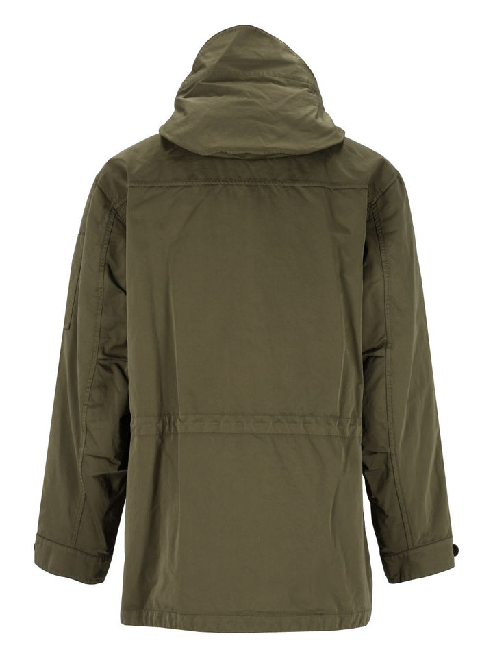 C.P. Company Veste Longue Outerwear En Micro Kei Vestes Vert