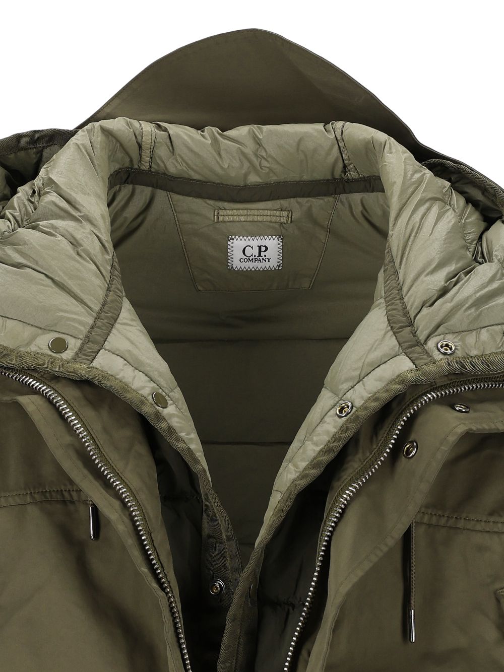 C.P. Company Outerwear Long Jacket In Micro Kei Giacche Verde