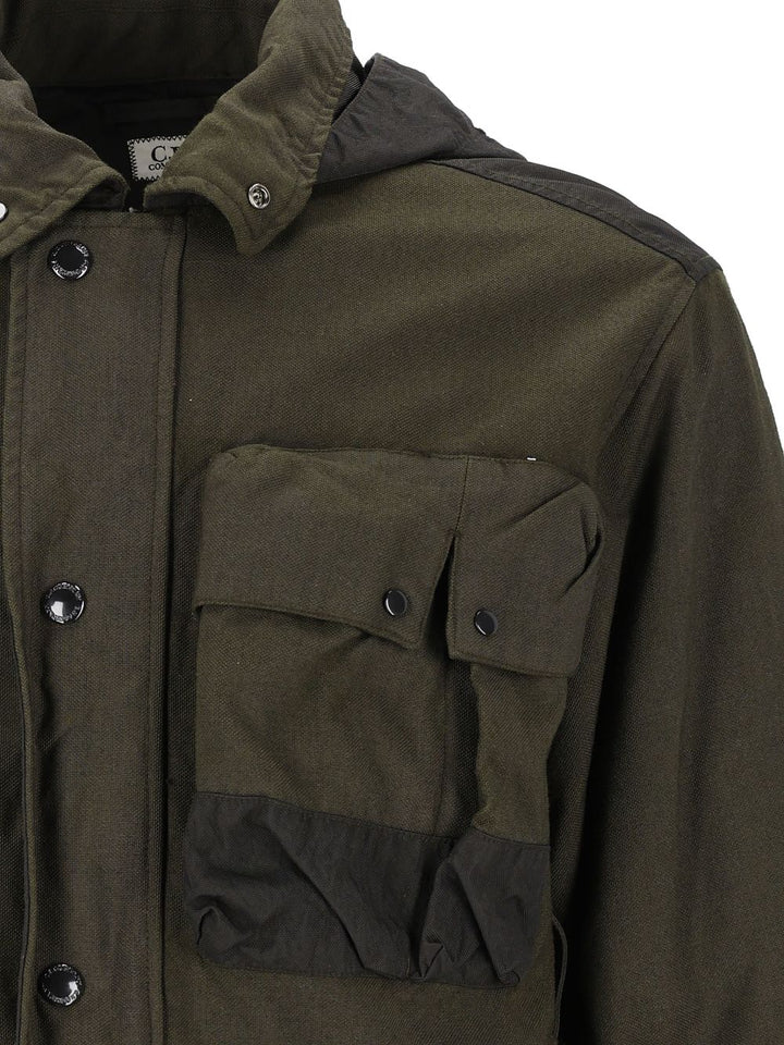 C.P. Company Outerwear Medium Jacket In Wool-Ht Jackets Green