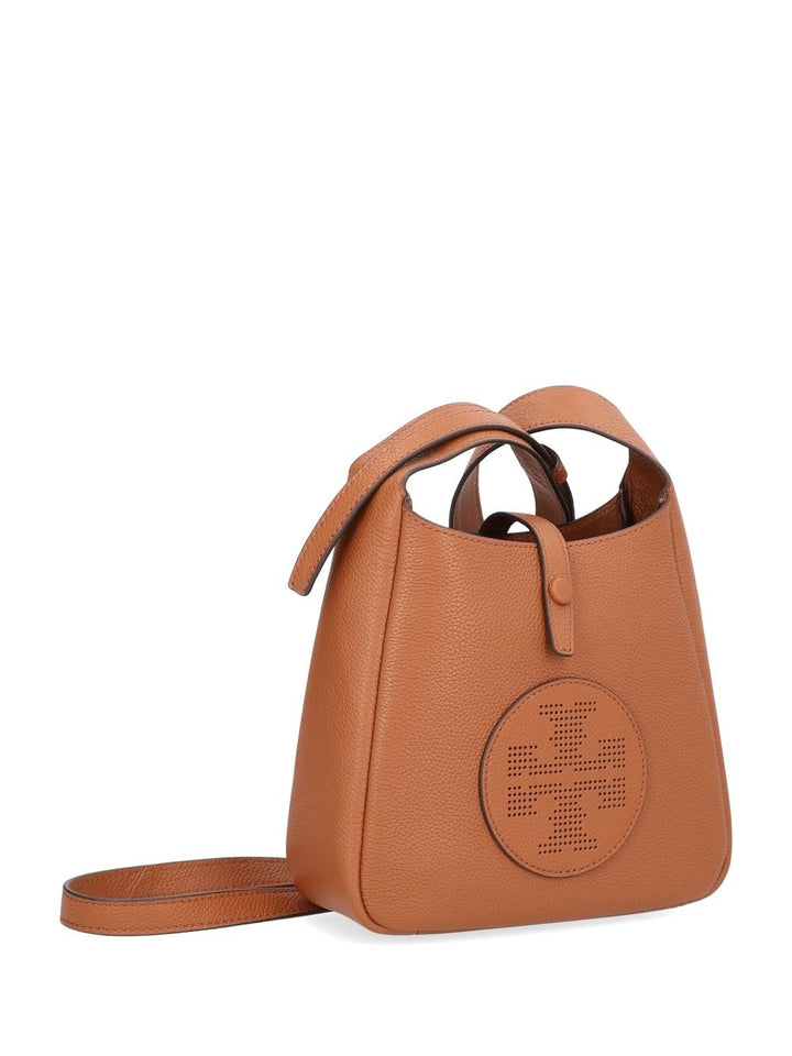 Tory Burch Miller Swing Leather Bag Brown
