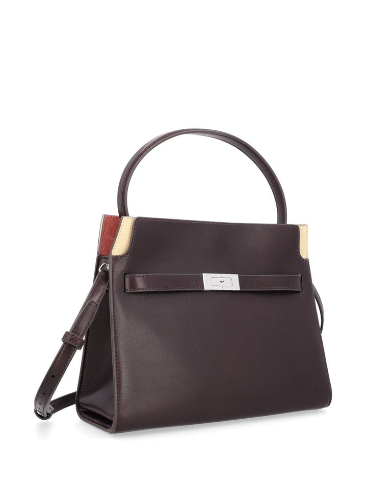Tory Burch Lee Radziwill Small Double Bag Borse a Mano Marrone