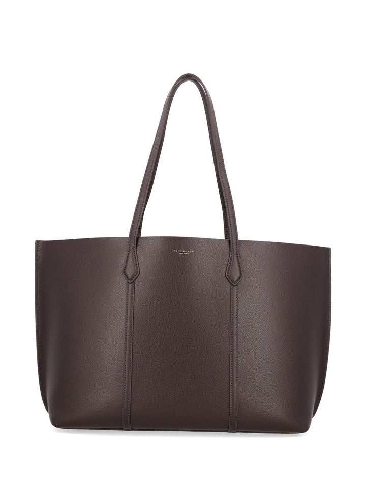 Tory Burch Perry Leather Tote Bag Brown