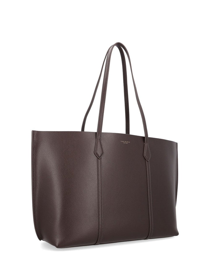 Tory Burch Perry Leather Tote Bag Brown