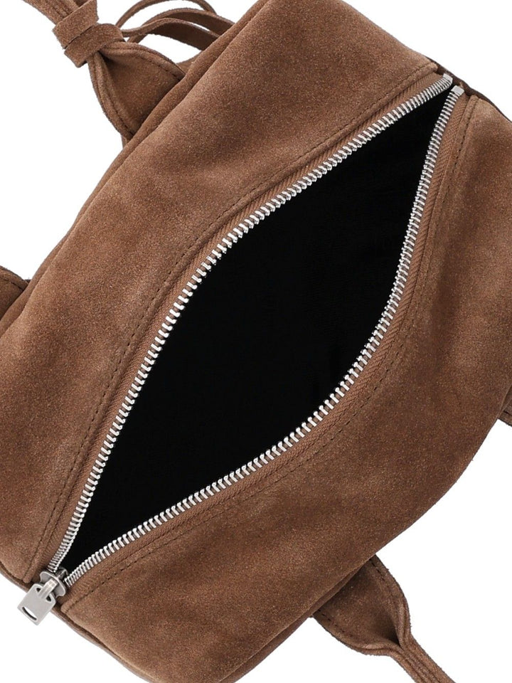 Margesherwood Soft Bowling Suede Bag Borse a Mano Marrone