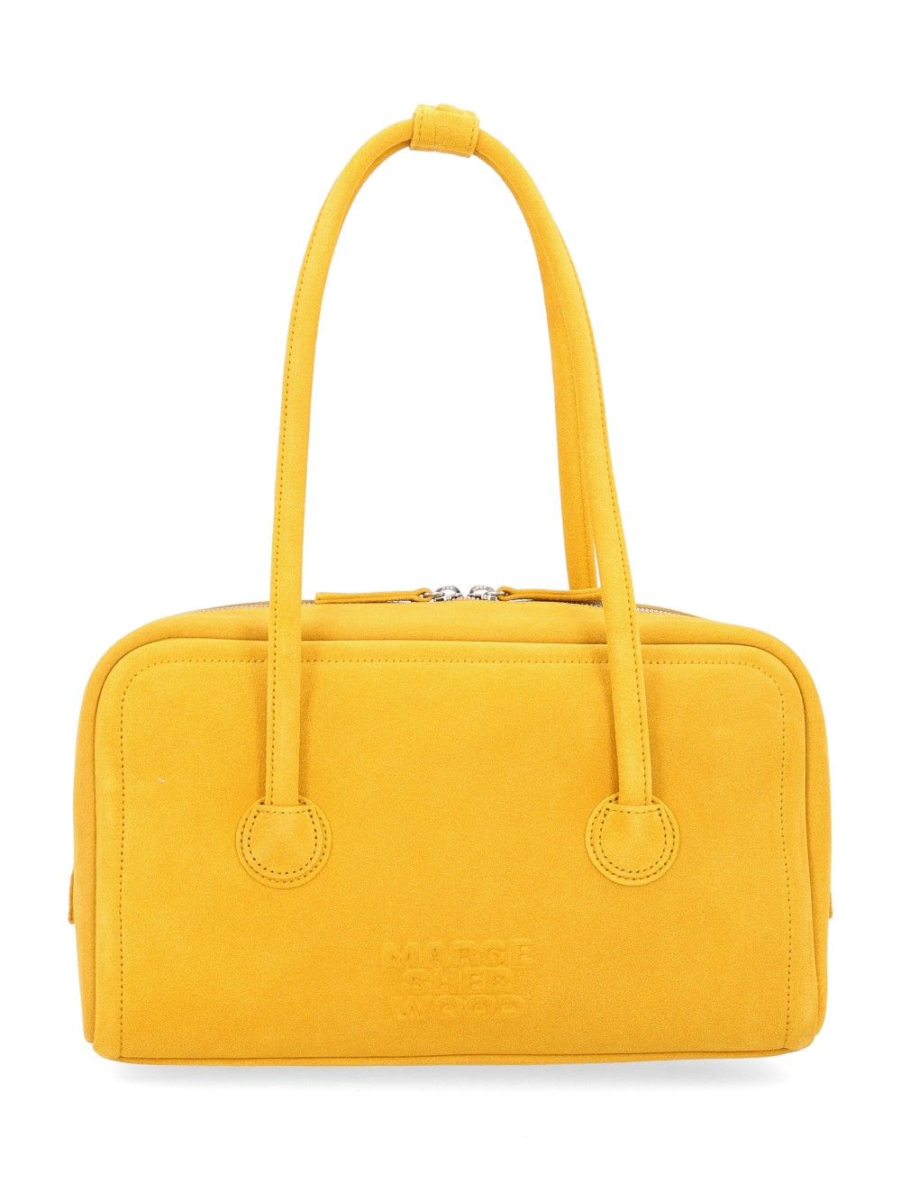 Margesherwood Soft Boston Small Suede Bag Handbags - Giallo | 0a1707147b0905b662f5d8061eba47e45e16ff48