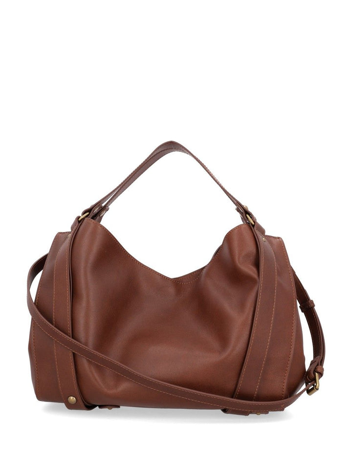 Diesel D-One Medium Borsa in Pelle Borse a Spalla e Tracolla Marrone