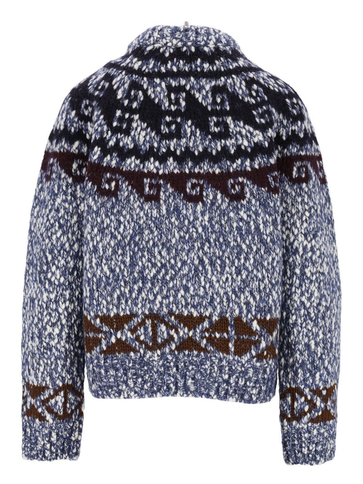 Moncler Grenoble Crew Neck Maglieria Grigio