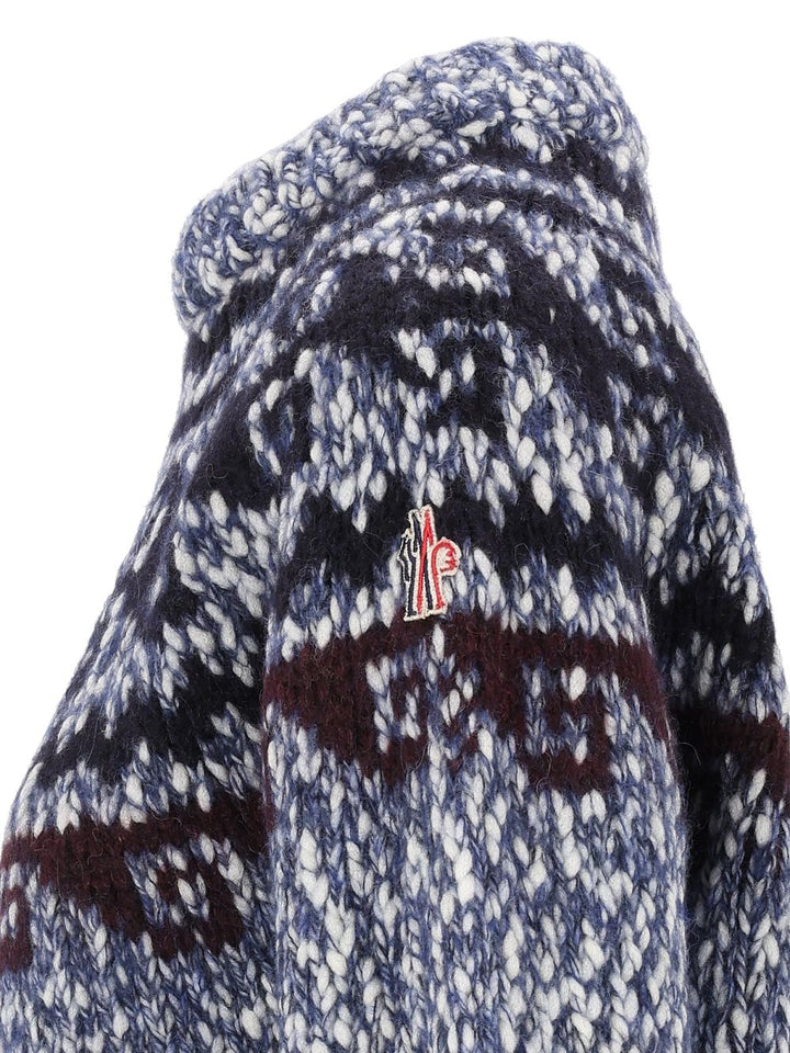 Moncler Grenoble Crew Neck Maglieria Grigio