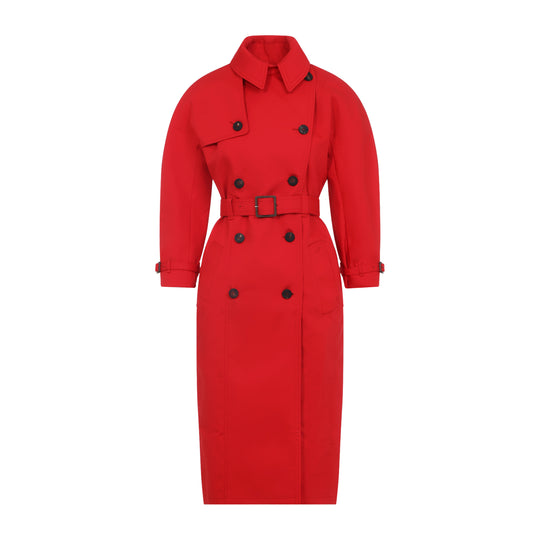 Red The Citta Cotton Trench