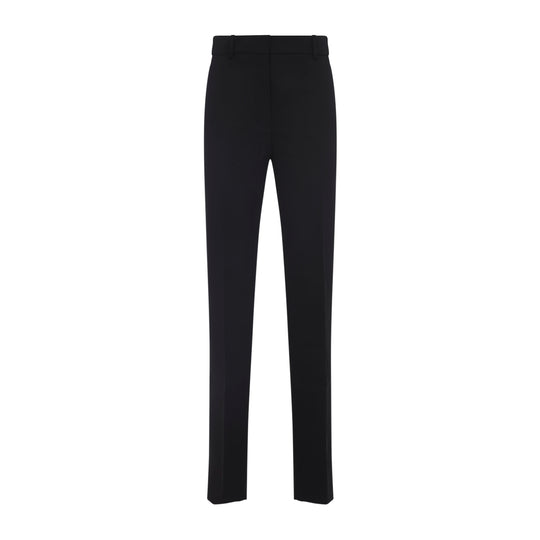 Black The Camargue Virgin Wool Pants