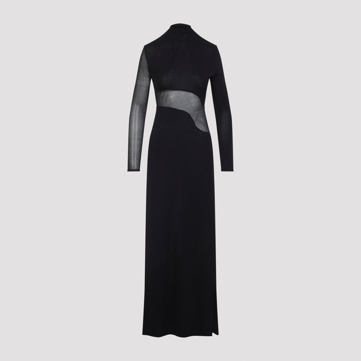 AlaÏA Long dresses - Nero | 82d07a1cd3ccd7cb5210c27abaad011cdc43dd90