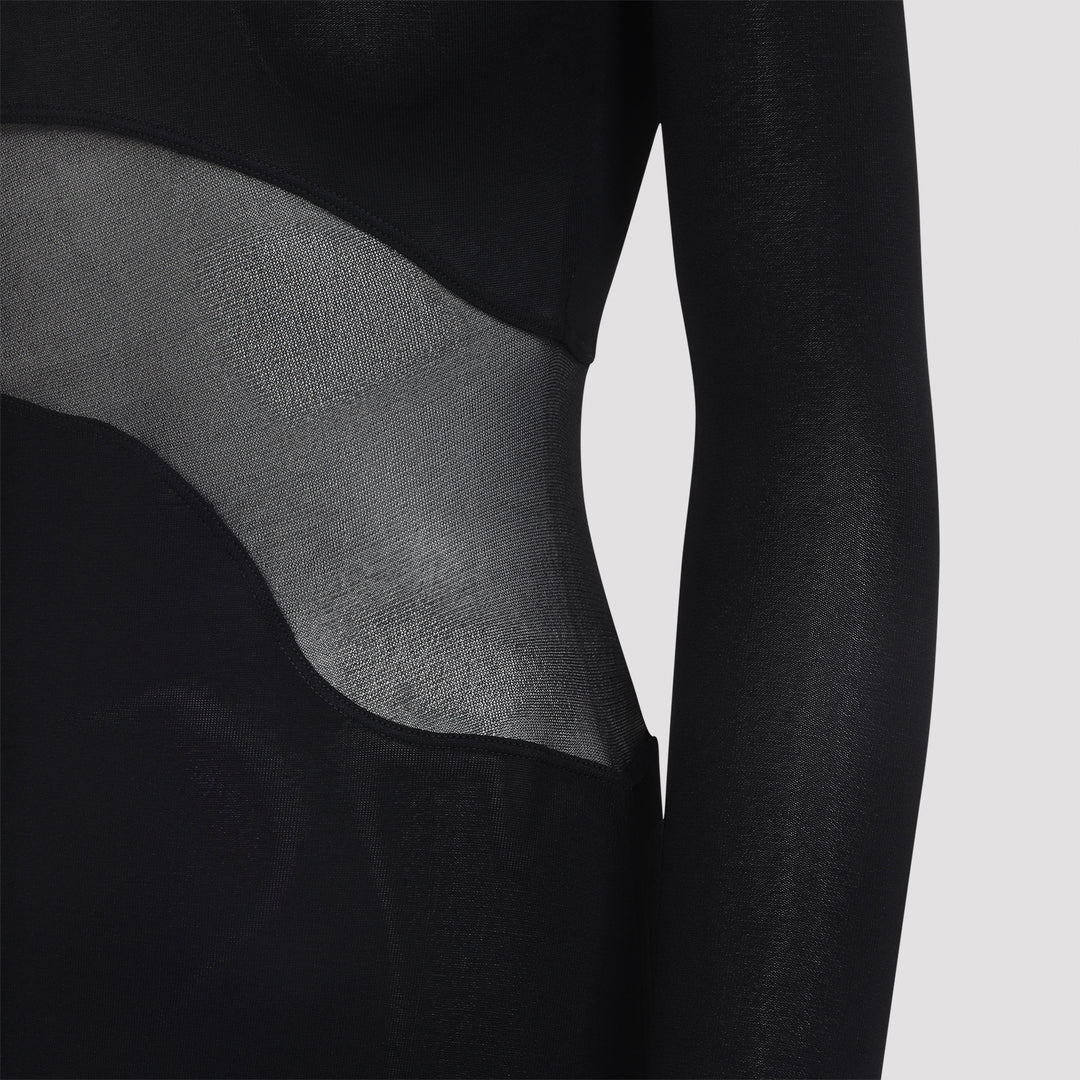 AlaÏA Long dresses - Nero | 9145824b6a6f12dd22e47ec7e0518ca4a996068d