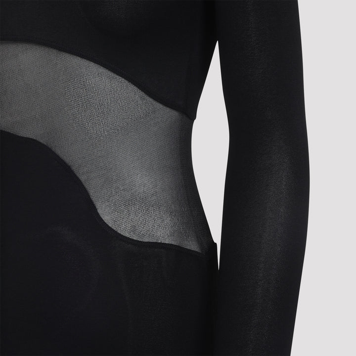 AlaÏA Long dresses - Nero | 9145824b6a6f12dd22e47ec7e0518ca4a996068d