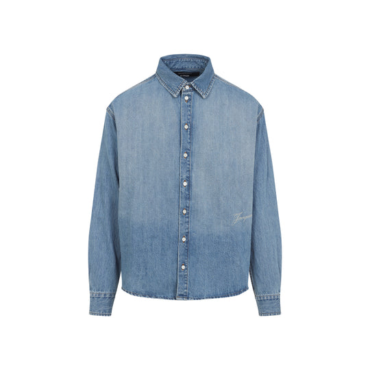 Blue Simon De-NîMes Cotton Shirt