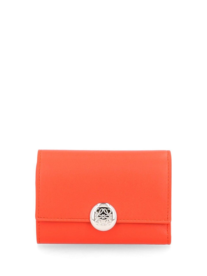 Loewe Pebble Wallets Arancione