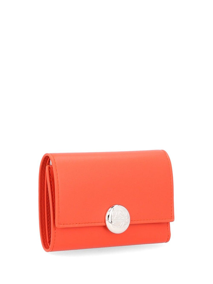 Loewe Pebble Wallets Arancione