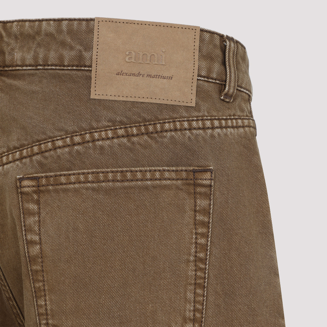 Ami Paris Jeans - Marrone | dd76787c96397515f3cff5a1dec705532da06ada