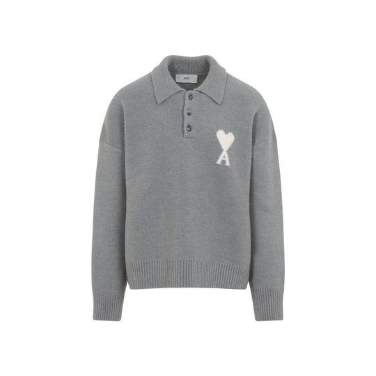 Grey Adc Alpaca Polo