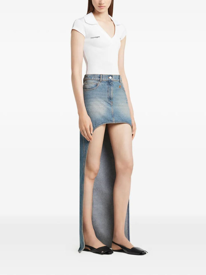 Courreges Polo - Bianco | 65b6f1bb49d0c494f049374fd1a1776a6dce01f3