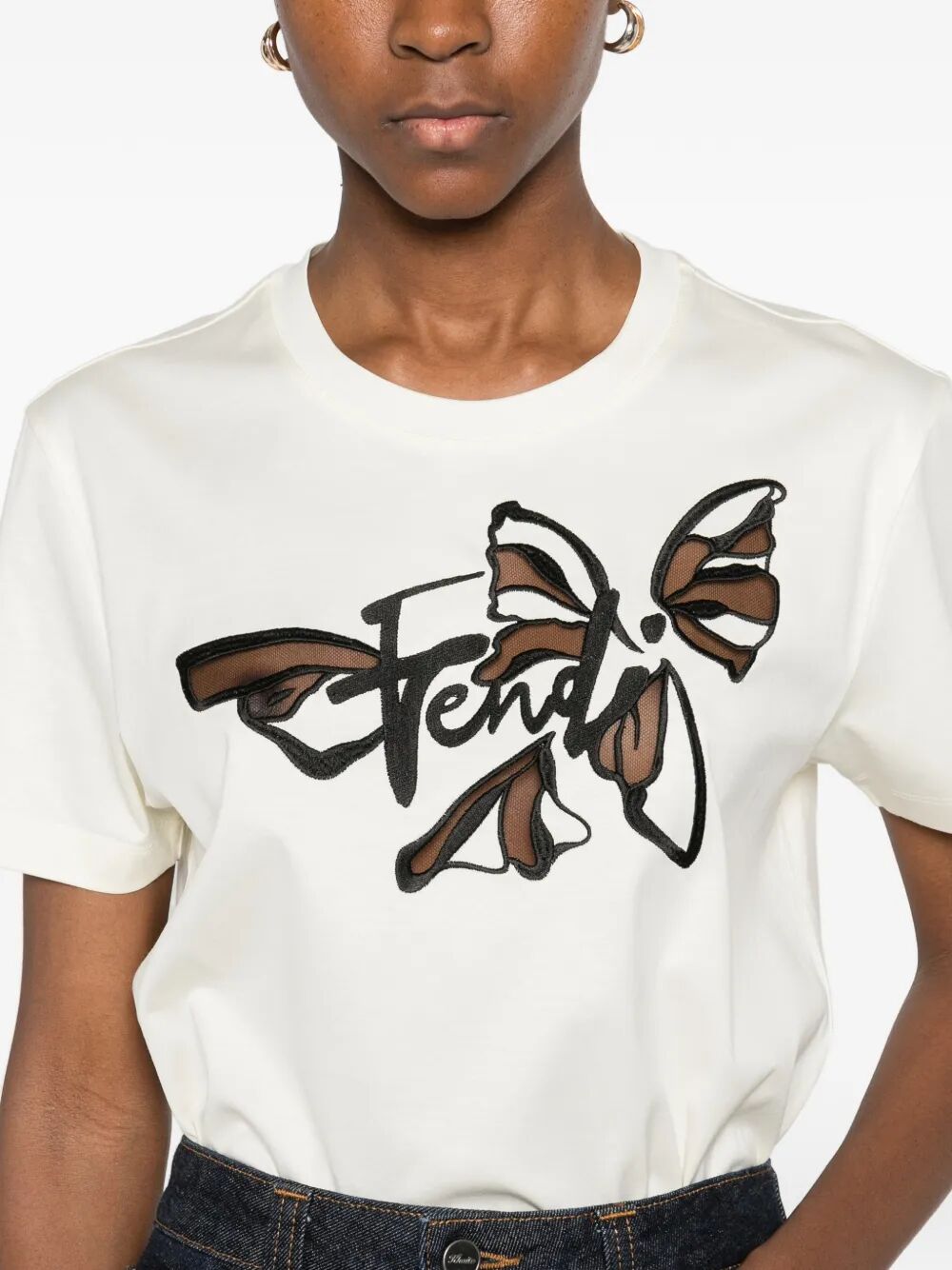 Fendi T-shirts - Bianco | 61f60927a28e544e93da65b199d019a7a10c2446
