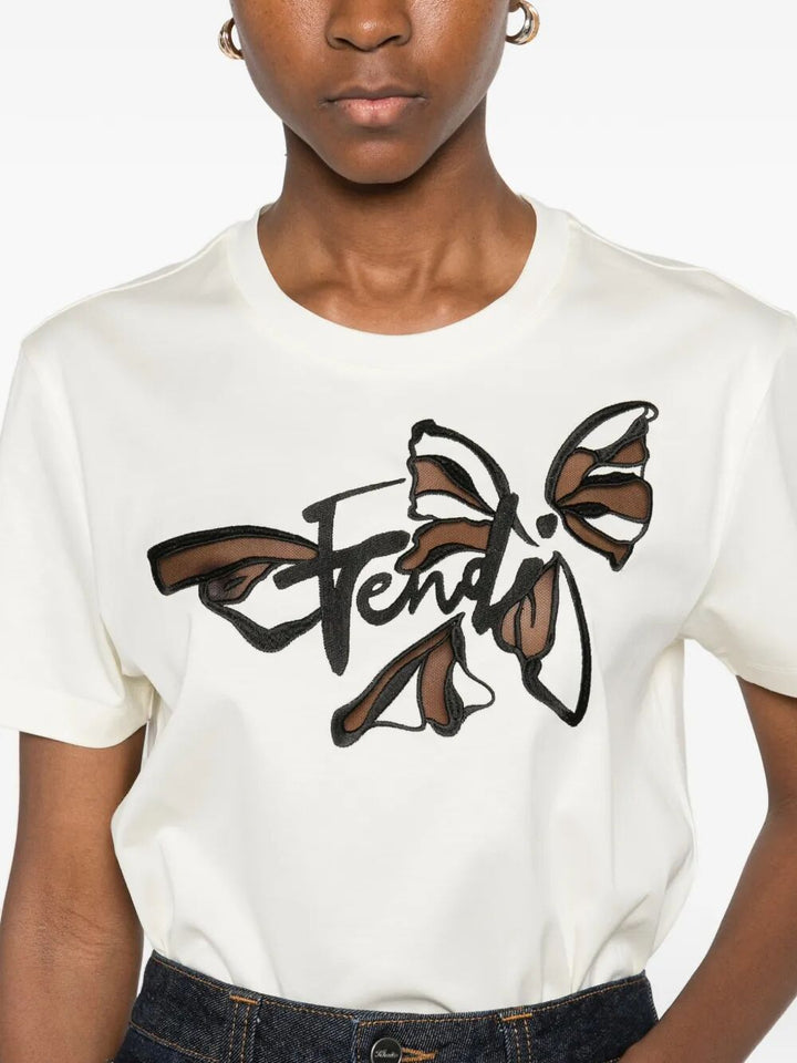 Fendi T-shirts - Bianco | 61f60927a28e544e93da65b199d019a7a10c2446