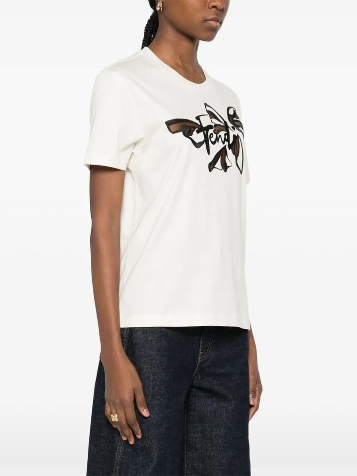 Fendi T-shirts - Bianco | 1e65f5668de3d454ff5388a87af3f5a282398735