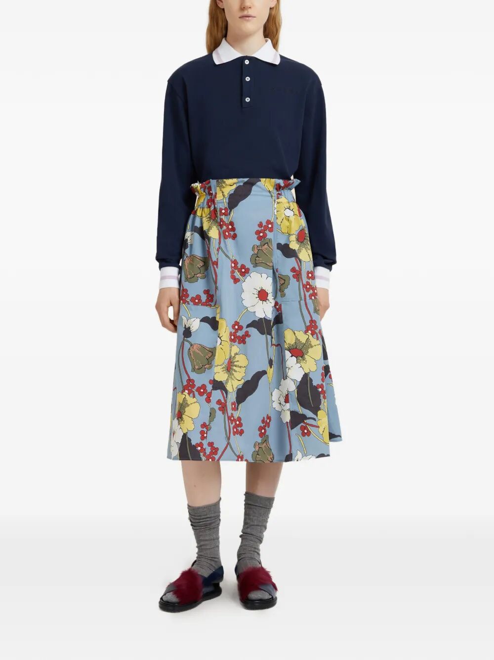 Marni Midi skirts - Blu | 0cb9f470d730de1bccad030659929a360499d0a2