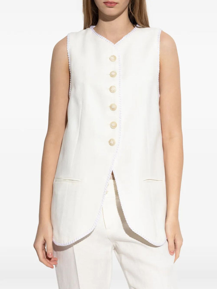 Etro Gilet - Bianco | 44ecaec3b91930958bfcc00f55440bf04e056d7b