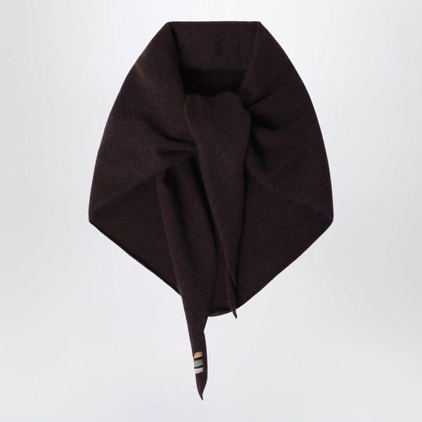 Dark Brown Cashmere Bandana No. 35
