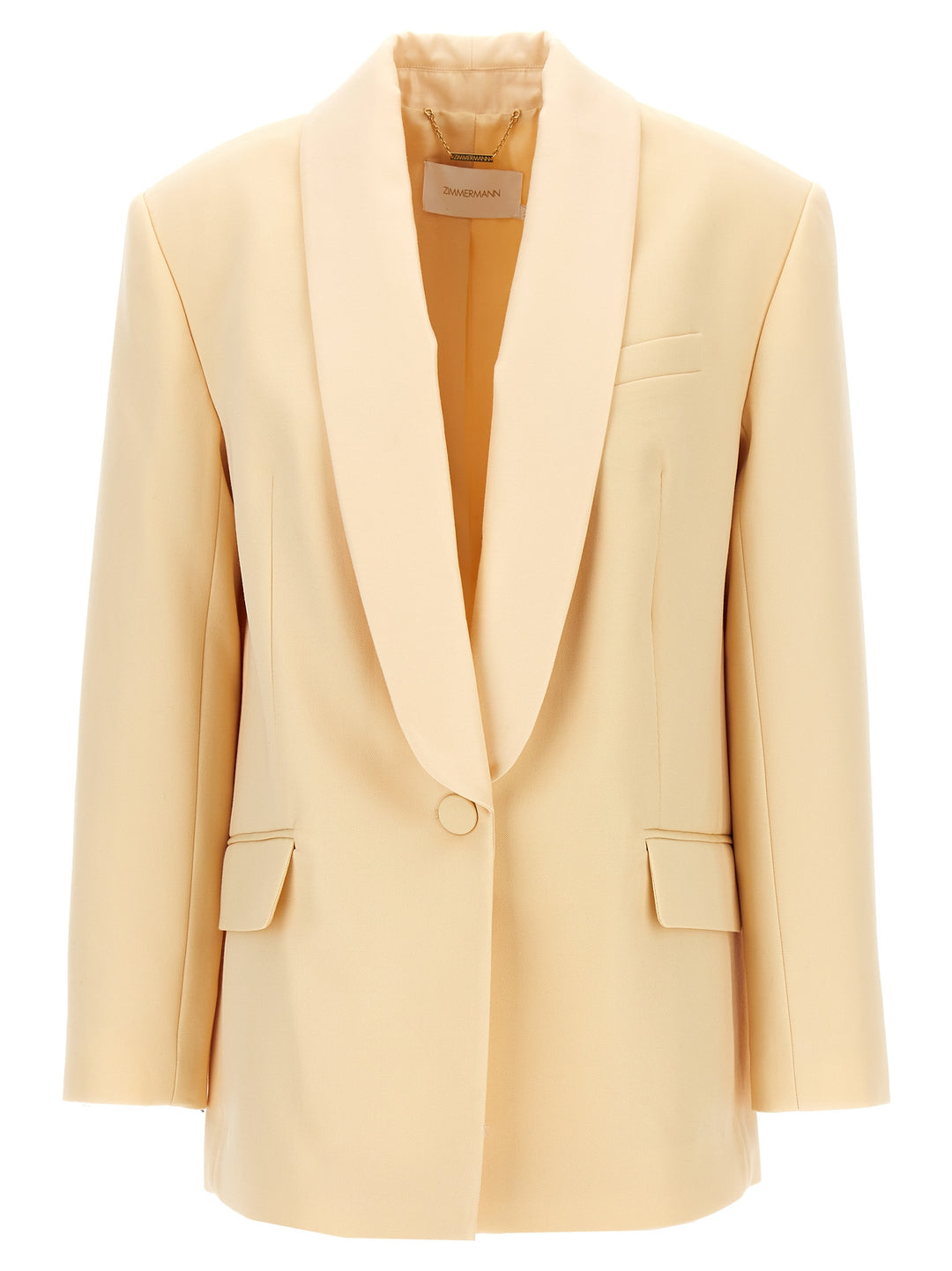 Zimmermann Illustration Shawl Tux Jacket BlazerS - Beige | 488368a71b528c428731ec71903dec3200e18d32