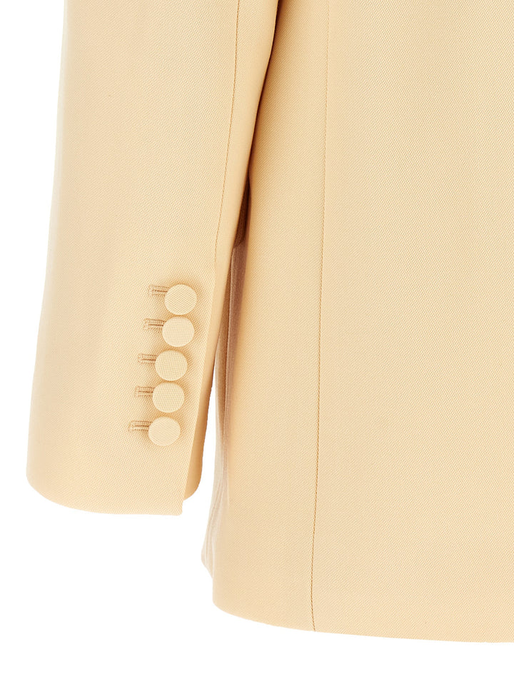 Zimmermann Illustration Shawl Tux Jacket BlazerS - Beige | 160fcad75f6cf4bda7fb3e4677bd7346c0ca388d