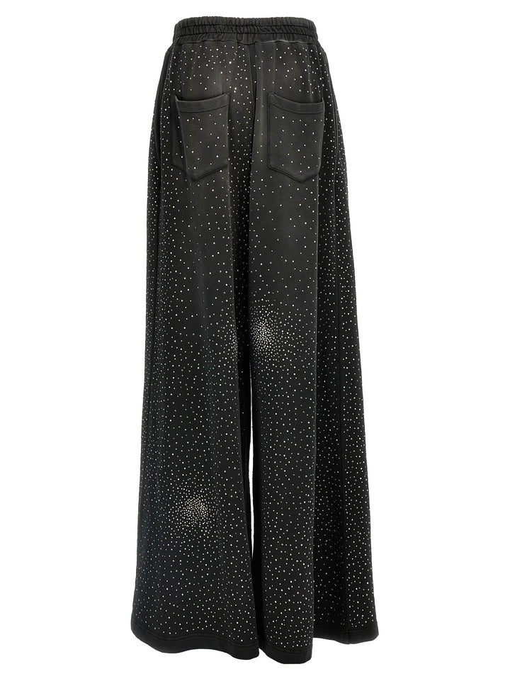 Giuseppe Di Morabito Rhinestone Joggers Pantaloni - Nero | 2ac2b363a00578cd276f6a343149efbcab1c29df