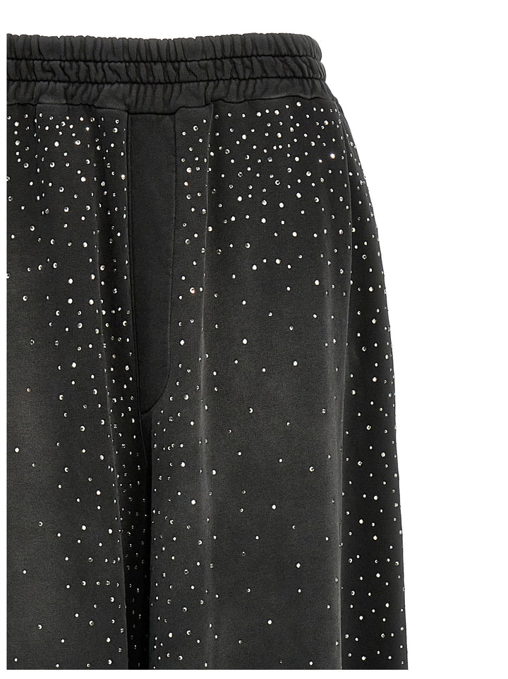 Giuseppe Di Morabito Rhinestone Joggers Pantaloni - Nero | eddca7abc1c81d0a01b8985b25059bb5a6fc82ab