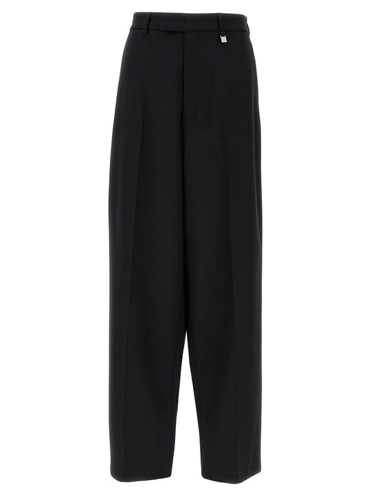 Wool Pantaloni Nero
